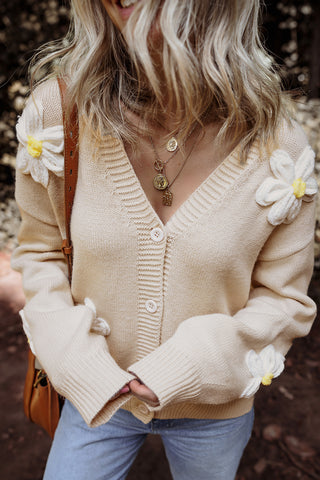 Daisies + Cream Cardigan