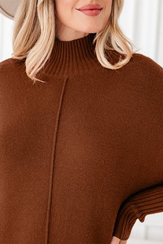 Chestnut Sweater Dress