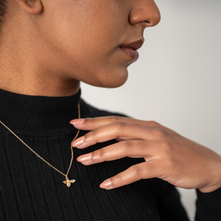 Honeybee Necklace | Gold