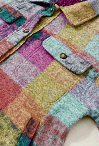 Dorothy Brushed Rainbow Shacket