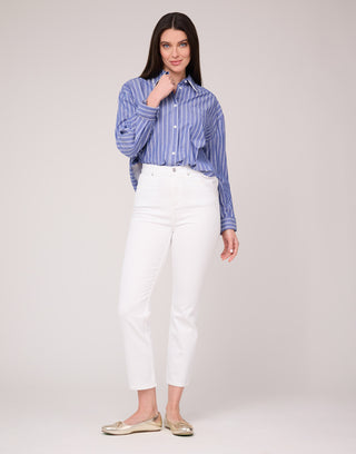 Emily Slim Jeans in White Shell