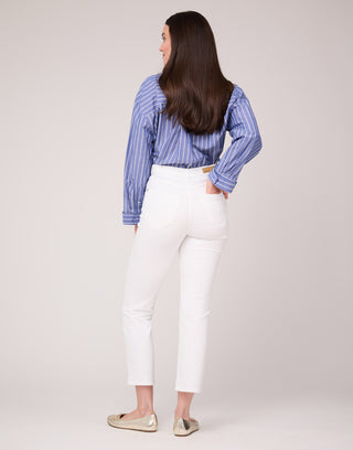 Emily Slim Jeans in White Shell