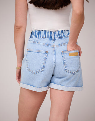 Denim Shorts in Sunny Skies Blue