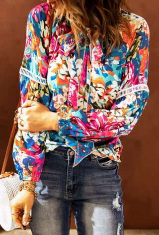 Willa Watercolour Floral Blouse