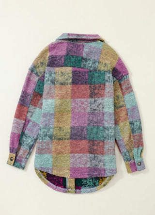 Dorothy Brushed Rainbow Shacket