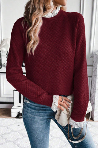 Kaye Burgundy Sweater
