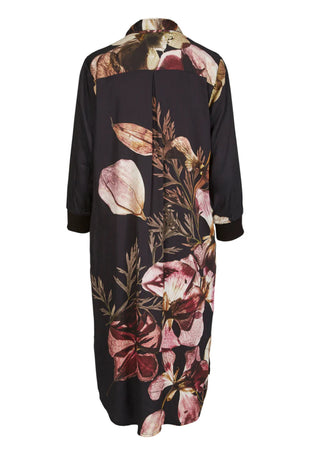 Viva Dress in Black Floral Mix