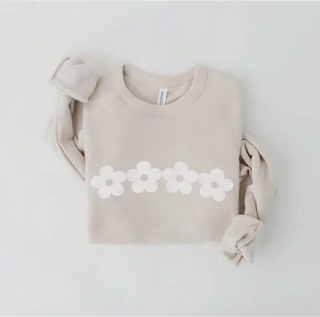 Daisies in a Row Pullover Sweatshirt {pre-order}