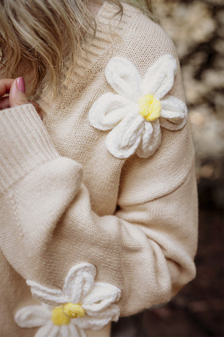 Daisies + Cream Cardigan