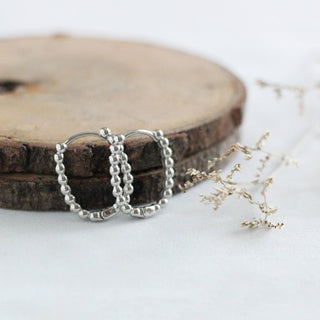 Nya Oval Hoops | Silver