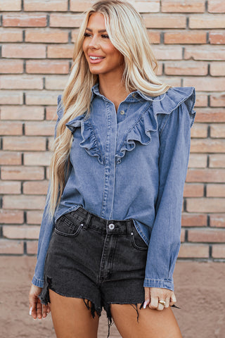Sofia Denim Top