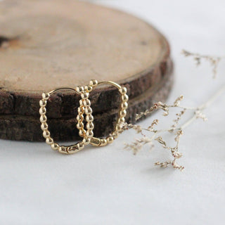 Nya Oval Hoops | Gold