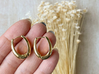 Nola Hoops in Gold