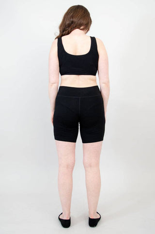 Bamboo Clipper Bra Top | Black