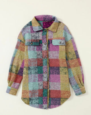 Dorothy Brushed Rainbow Shacket