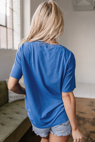 Motherhood Graphic Tee | True Blue