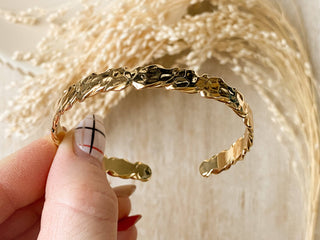 Gold Bangle Bracelet