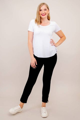 Tessa Bamboo Tee | White