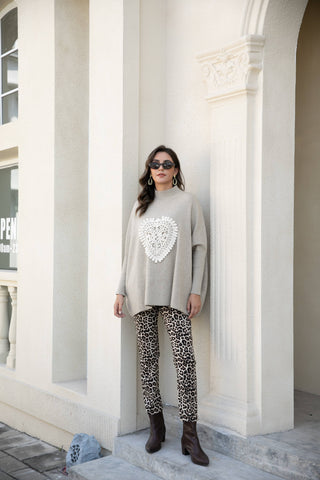 Lace My Heart Sweater