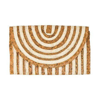 Handmade Woven Straw Clutch Purse