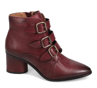 Janae Heeled Boot in Bordeaux Antique