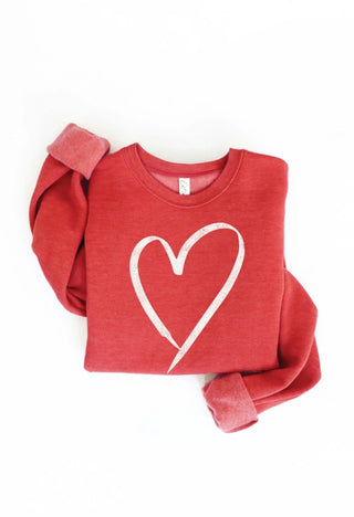 Red Heart Sweatshirt {pre-order}