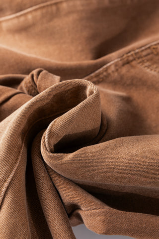 Mocha Coffee Western Denim