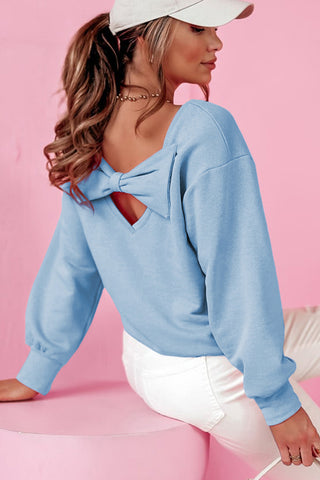 Blue 'Beau Not' Sweatshirt