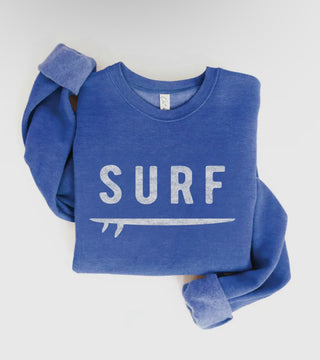 Ultra-Cozy Sweatshirt “SURF” Blue {pre-order}