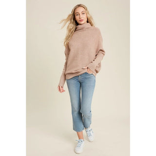 Light Gray Beverly Pullover Sweater (Sand)