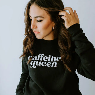 Black Caffeine Queen Sweatshirt (Black)