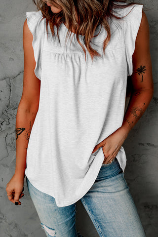 Gray Cassandra Sleeveless Top