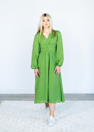 Dolly Dress in Meadow Green