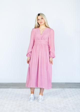 Dolly Dress in Precocious Pink