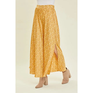 Goldenrod Fiorella Maxi Skirt