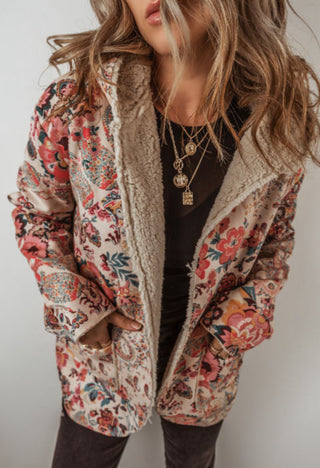 Vintage Dreams Sherpa Jacket {pre-order}