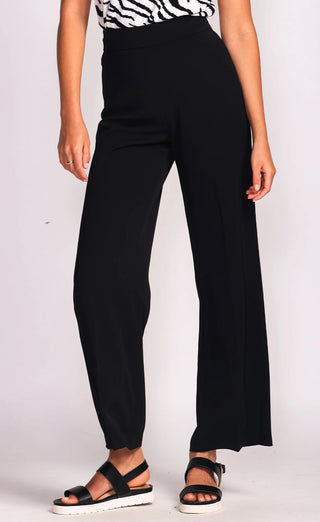 Light Gray Heather Pant in Black