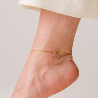 Box Chain Gold-Filled Anklet