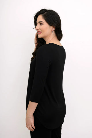 Jazz Bamboo Top | Black