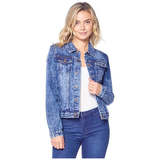 Dark Slate Blue Jocelyn Denim Jacket