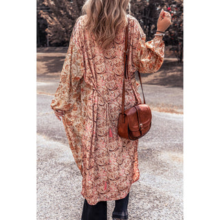 Rosy Brown Allegra Sunset Kimono