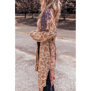 Dark Gray Allegra Sunset Kimono