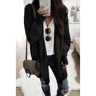 Dark Slate Gray The Pipette Knit Cardigan