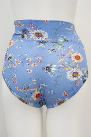 Bamboo Classic Brief | Periwinkle Daisy