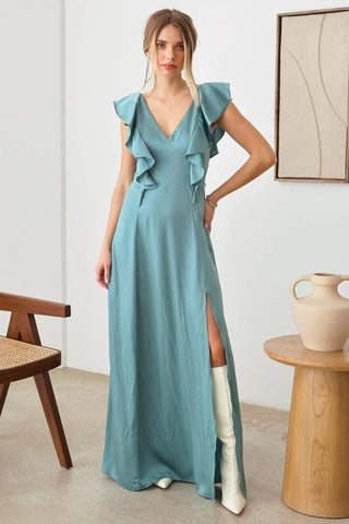 Gray Martina Maxi Dress