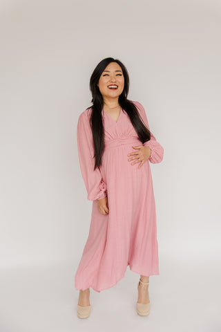 Dolly Dress in Precocious Pink