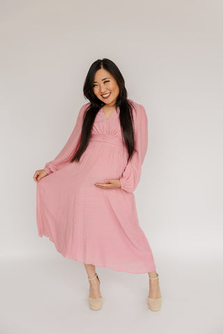 Dolly Dress in Precocious Pink