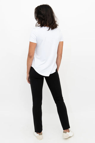 Nadia Slim Leg Pant | Black