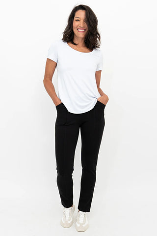 Nadia Slim Leg Pant | Black
