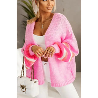 Gray The Julianna Cardigan (Pink)